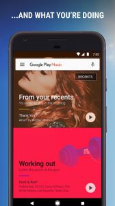 Google Play Music плеер Гугл