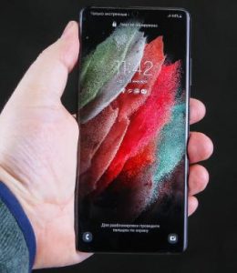 Дисплей Galaxy S21 Ultra