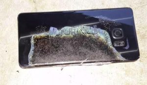 Взорвавшийся Galaxy Note 7