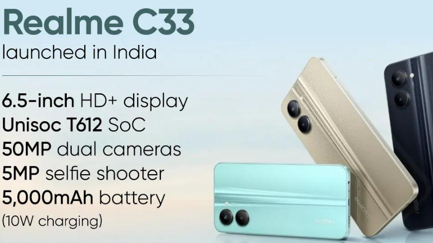 Смартфон Realme C33