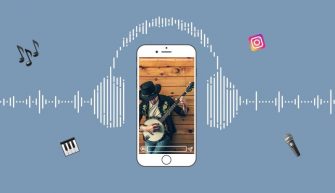 Добавление музыки в истории Instagram на Android