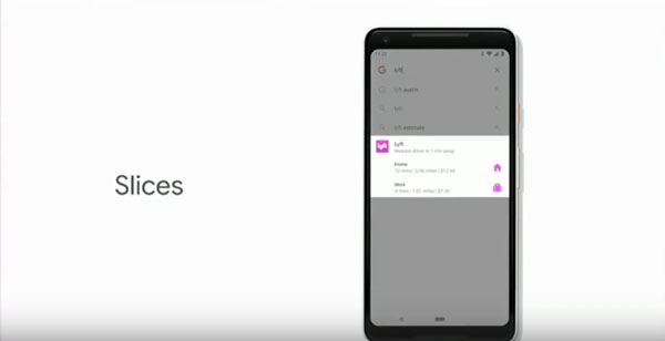 Android 9 Pie: Секции приложений