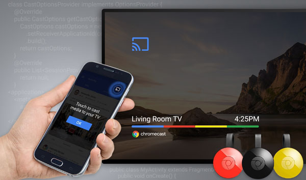 Chromecast управление телевизором с телефона
