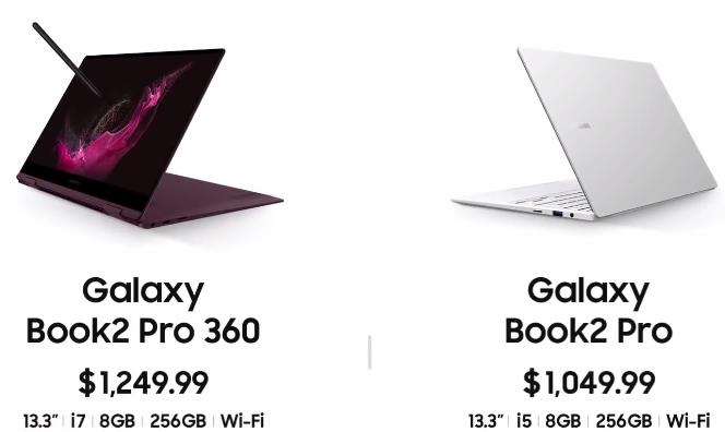 Цена Galaxy Book 2 Pro
