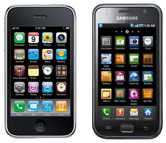 Galaxy S против iPhone