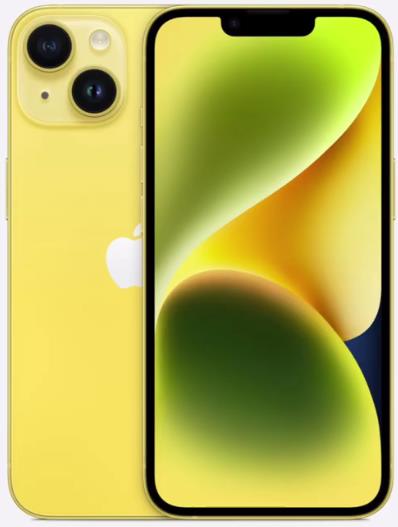 Желтый iPhone 14