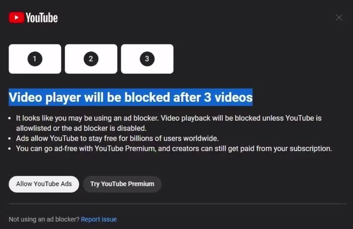 Борьба YouTube с AdBlock