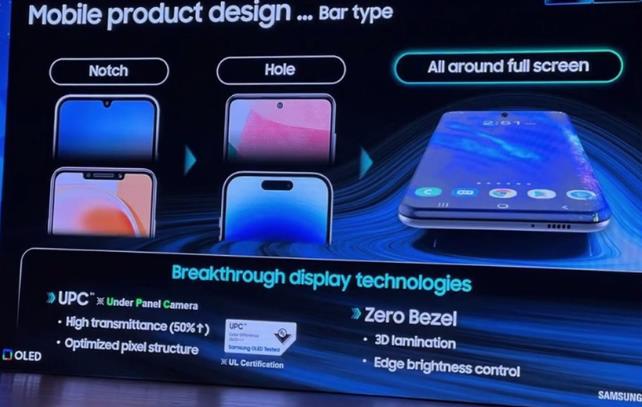 Безрамочный экран от Samsung