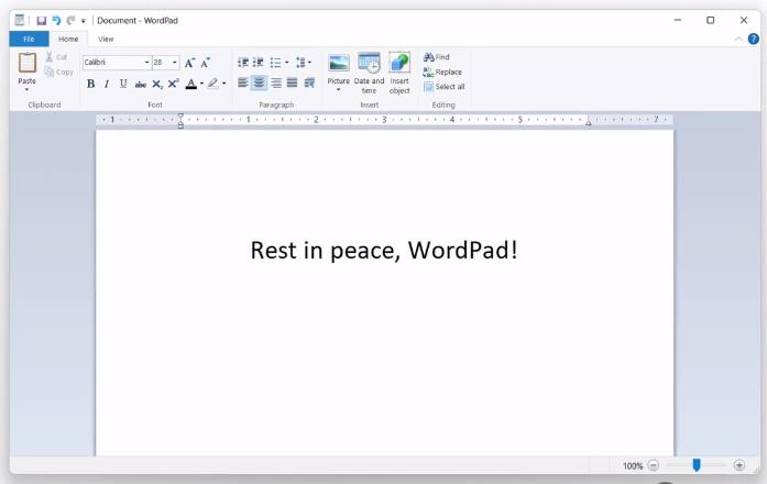 WordPad от Microsoft