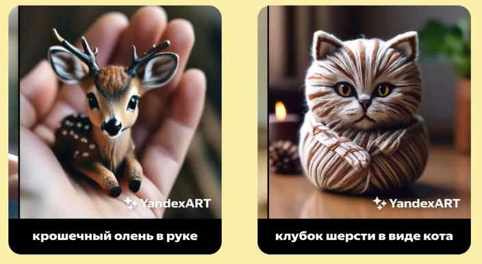 Нейросеть Yandex ART