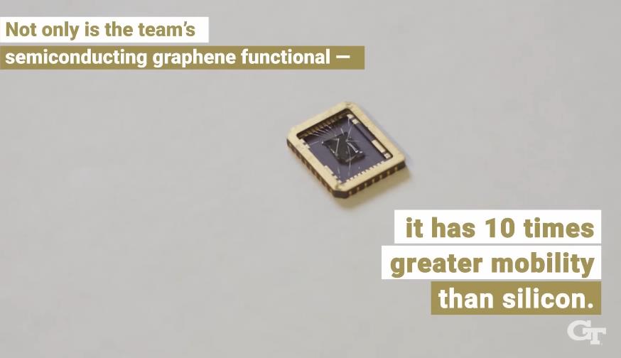 Первый в мире функциональный полупроводник из графена