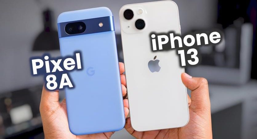 Pixel 8a против iPhone 13