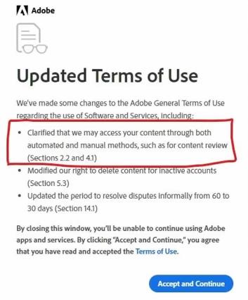 Изменения в политике Adobe