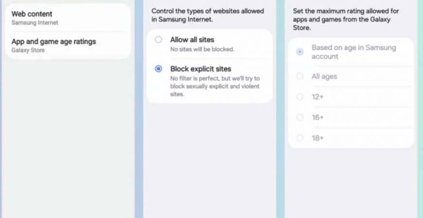 Родительский контроль на Самсунг