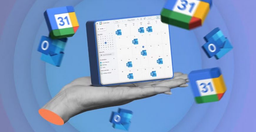Outlook в Google Календарь
