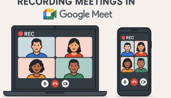 Запись Google Meet