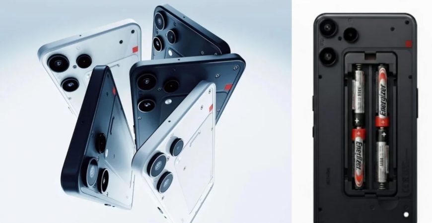 Смартфон на батарейках